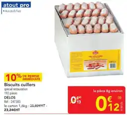 METRO DÉLOS Biscuits cuillers offre