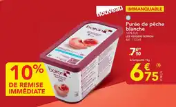 METRO Purée de pêche blanche offre