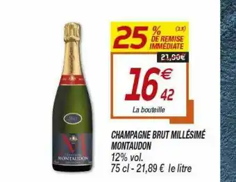 Netto Champagne Brut Millésimé Montaudon offre