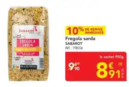 METRO SABAROT Fregola sarda offre