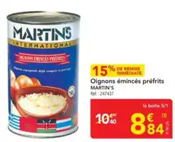 METRO MARTINS Oignons émincés préfrits offre