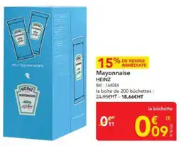 METRO HEINZ Mayonnaise offre