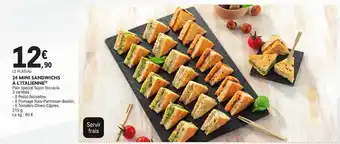 E.Leclerc 24 mini sandwichs à l'italienne offre