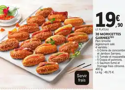 E.Leclerc 20 moricettes garnies offre