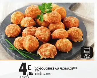 E.Leclerc 20 gougères au fromage offre