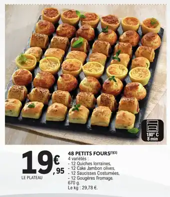 E.Leclerc 48 petits fours offre