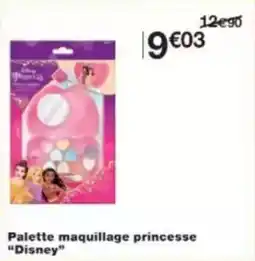 Monop' Beauty Palette maquillage princesse disney offre