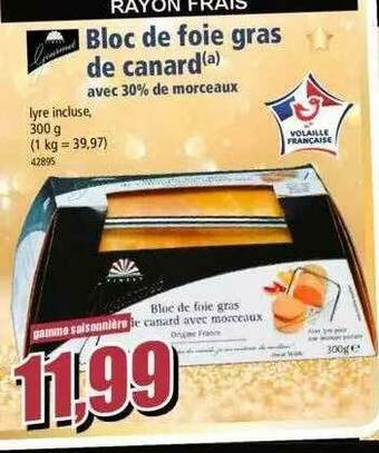 Norma Bloc De Foie Gras De Canard offre