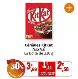Coccinelle Express Nestlé - céréales kitkat offre