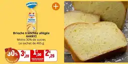 Brioche tranchée allegée