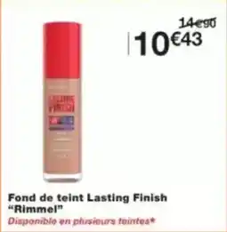 Monop' Beauty Fond de teint lasting finish rimmel offre
