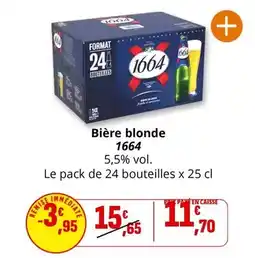 Coccinelle Express 1664 - bière blonde offre