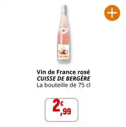 Coccinelle Express Vin de france rosé offre