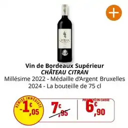 Coccimarket Vin de bordeaux supérieur offre