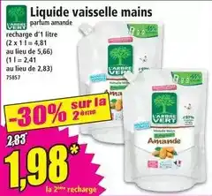 Norma L'arbre vert - liquide vaisselle mains offre