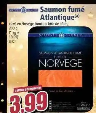 Norma Neptune Garden Saumon Fumé Atlantique offre