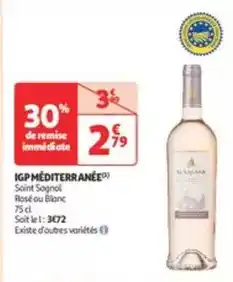 Auchan Supermarché St sagnol - igp mediterra offre