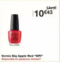 Monop' Beauty Vernis big apple red opi offre