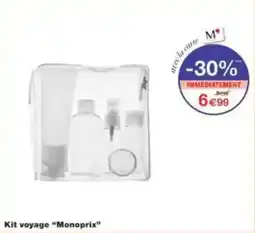 Monop' Beauty Kit voyage monoprix offre