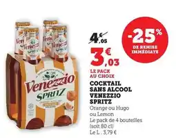 Hyper U Venezzio spritz - cocktail sans alcool offre