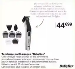 Monop' Beauty Tondeuse multi-usages babyliss offre