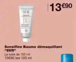 Monop' Beauty Sensifine baume démaquillant svr offre