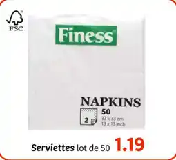 Wibra Serviettes offre