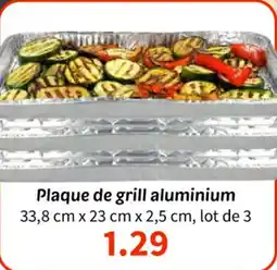 Wibra Plaque de grill aluminium offre
