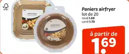 Wibra Paniers airfryer offre