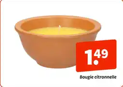 Wibra Bougie citronnelle offre