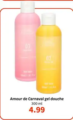 Wibra Amour de carnaval gel douche offre