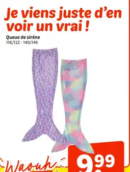 Wibra Queue de sirène offre