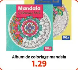 Wibra Album de coloriage mandala offre