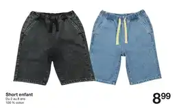 Zeeman Short enfant offre