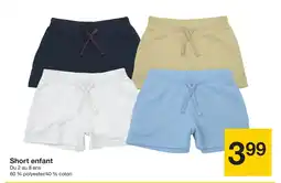 Zeeman Short enfant offre