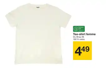 Zeeman Tee-shirt femme offre
