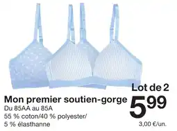 Zeeman Mon premier soutien-gorge offre