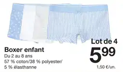 Zeeman Boxer enfant offre
