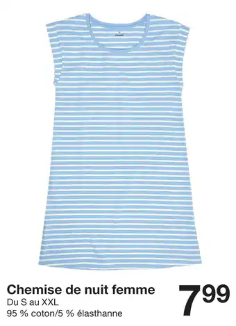 Zeeman Chemise de nuit femme offre