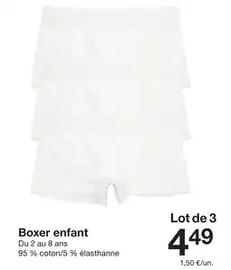 Zeeman Boxer enfant offre