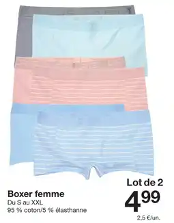 Zeeman Boxer femme offre