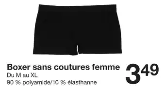 Zeeman Boxer sans coutures femme offre