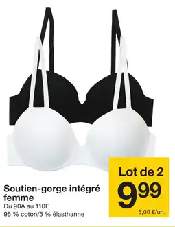 Zeeman Soutien-gorge intégré femme offre