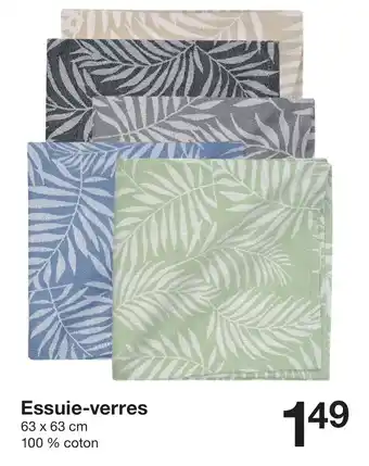 Zeeman Essuie-verres offre