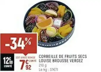 Spar Corbeille De Fruits Secs Louise Brousse Vergez offre