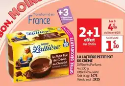 Auchan Drive La laitière petit pot de crème offre