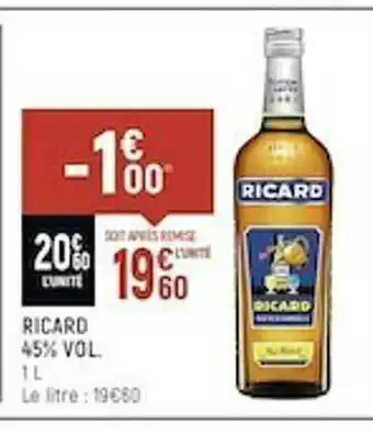 Ricard 45% Vol.
