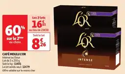 Auchan Drive Café moulu l'or offre