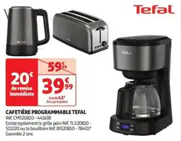 Auchan Drive Cafetière programmable tefal offre