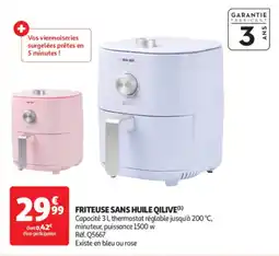 Auchan Drive Friteuse sans huile qilive offre